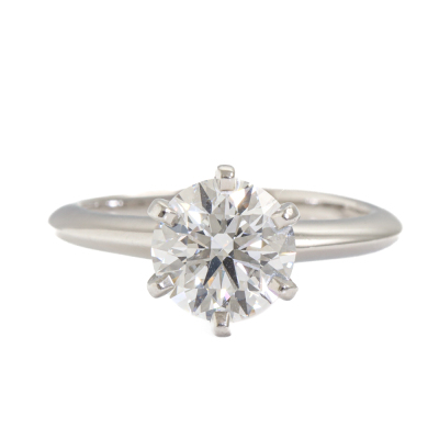 1.47ct Diamond Solitaire Ring F VS1