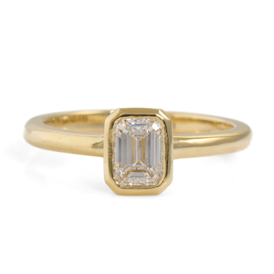 0.80ct Diamond Solitaire Ring GIA D VS2