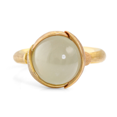 Ole Lynggaard Lotus Moonstone Ring