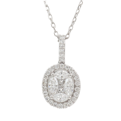 0.57ct Diamond Dress Pendant