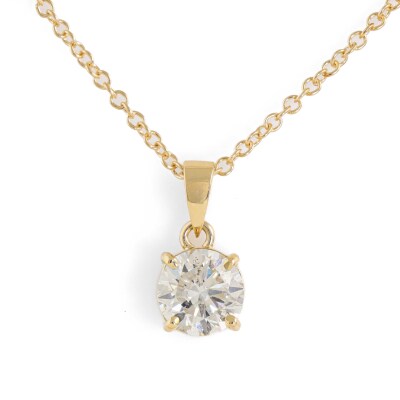 1.50ct Diamond Solitaire Pendant GIA G P1