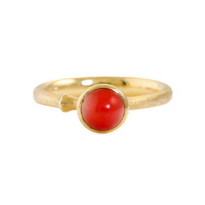 Ole Lynggaard Lotus Coral Ring