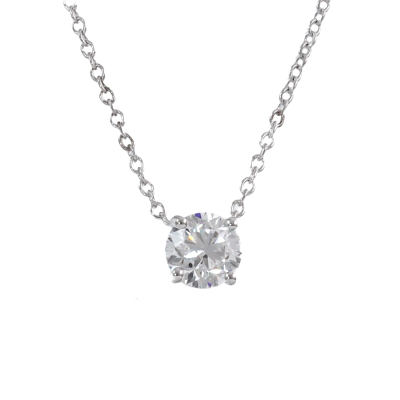 0.50ct Diamond Solitaire Pendant GIA D VS1