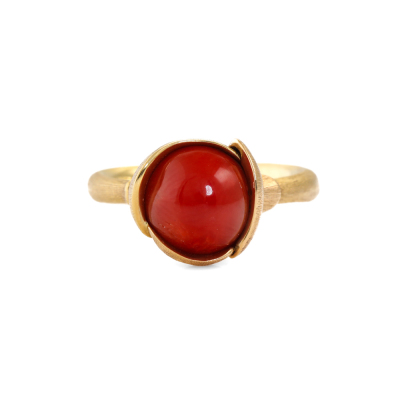 Ole Lynggaard Lotus Coral Ring
