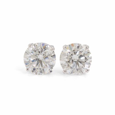 4.01ct Diamond Studs GIA H SI2, I SI2