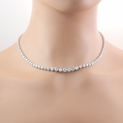10.00ct Diamond Tennis Necklace