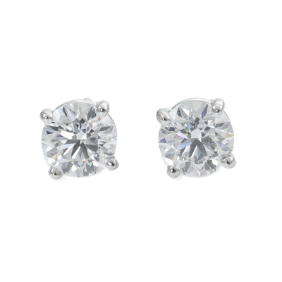 0.80ct Diamond Studs GIA D VS1