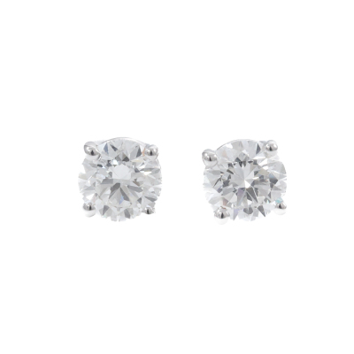 0.86ct Diamond Studs GIA E IF