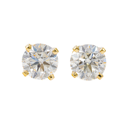 1.00ct Diamond Studs GIA D VS2