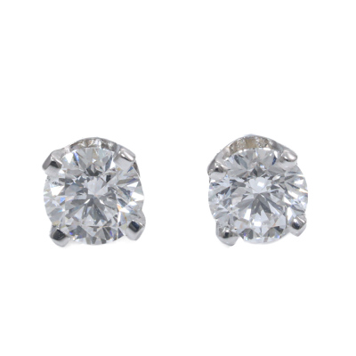 0.60ct Diamond Studs GIA D VS1