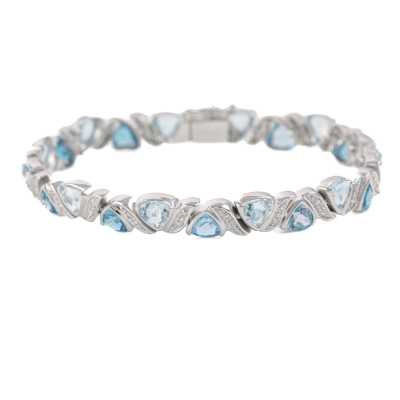11.00ct Topaz and Diamond Bracelet