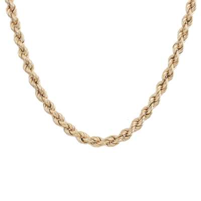 14ct Gold Rope Link Chain Necklace 18.8g