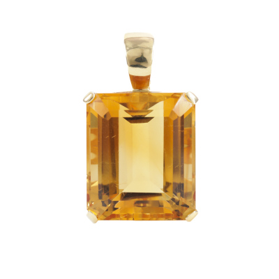 33.00ct Citrine Enhancer Pendant