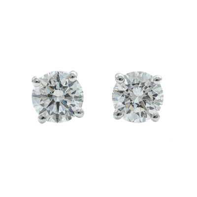 0.81ct Diamond Studs GIA D & E SI1