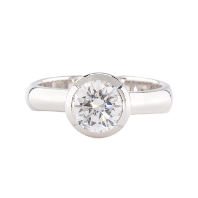 1.56ct Musson Diamond Solitaire Ring GIA E SI2