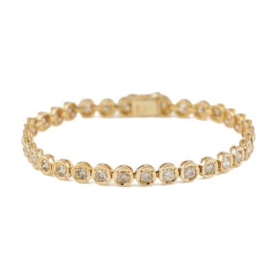 3.00ct Champagne Diamond Tennis Bracelet