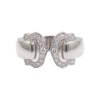 Cartier Boucle C2 Diamond Ring