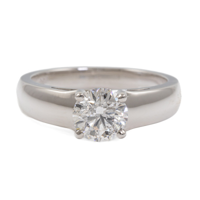 1.02ct Diamond Solitaire Ring GIA E P1