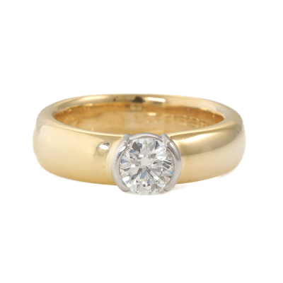 0.57ct Tiffany Diamond Solitaire Ring G VVS2