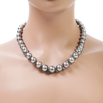14mm - 10mm Tahitian Pearl Necklace