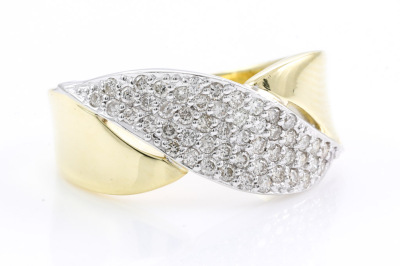 Diamond Dress Ring 18ct Yellow Gold & Platinum