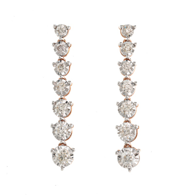 1.00ct Diamond Earrings