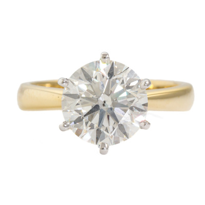 3.01ct Diamond Solitaire Ring GIA J SI2