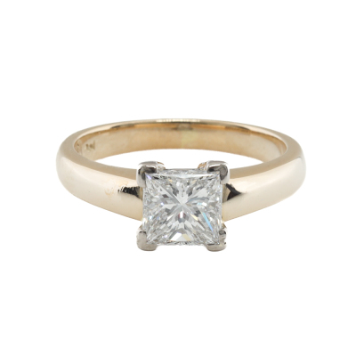 1.28ct Diamond Solitaire Ring F VS1