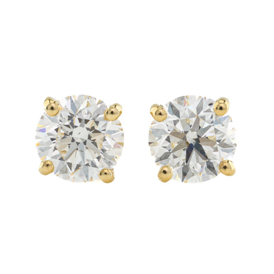 1.09ct Diamond Studs GIA F SI1