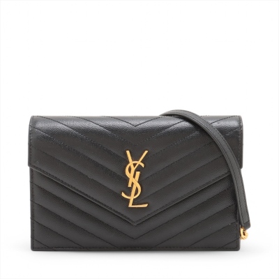 Saint Laurent Cassandra Envelope Chain Wallet
