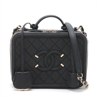 Chanel Medium CC Filigree Black
