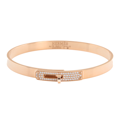 Hermes Kelly Diamond Bracelet