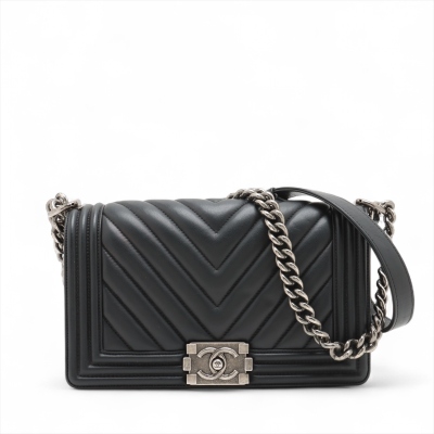 Chanel Medium Boy Black Flap Bag