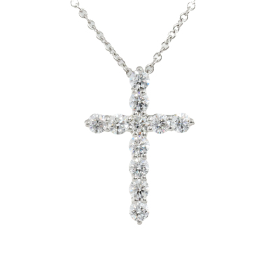 Tiffany & Co Small Diamond Cross pendant