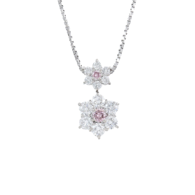 0.14ct Argyle Origin Pink Diamond Pendant GSL