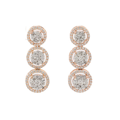 1.07ct Diamond Drop Earrings