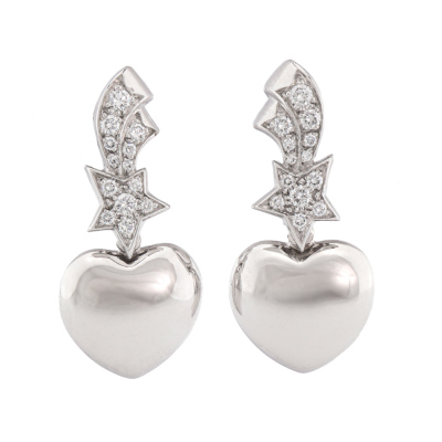 Chanel Comete Diamond Earrings