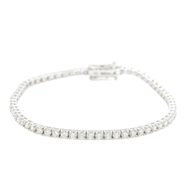 3.79ct Round Diamond Tennis Bracelet