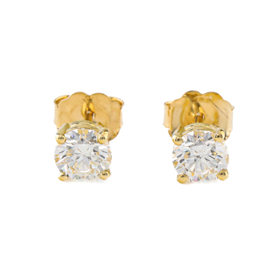 0.82ct Diamond Studs GIA D SI1
