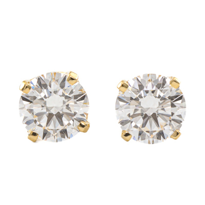 1.00ct Diamond Studs GIA D VS1