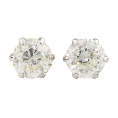 2.01ct Diamond Stud Earrings