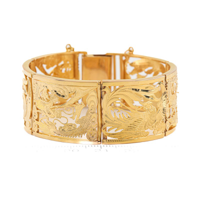 21ct Yellow Gold Link Bracelet 36.3g