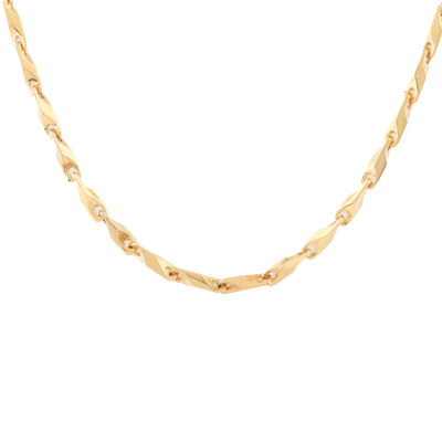 20ct Fancy Link Chain Necklace 22.9g
