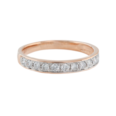 0.34ct Diamond Half Eternity Ring