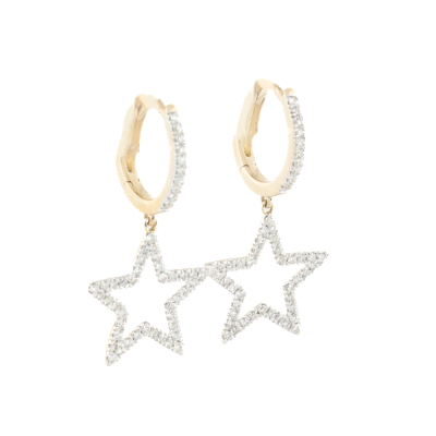 0.38ct Diamond Star Earrings
