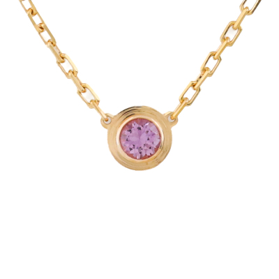 Cartier DAmour Necklace Pink Sapphire