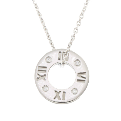 Tiffany & Co. Atlas Diamond Pendant