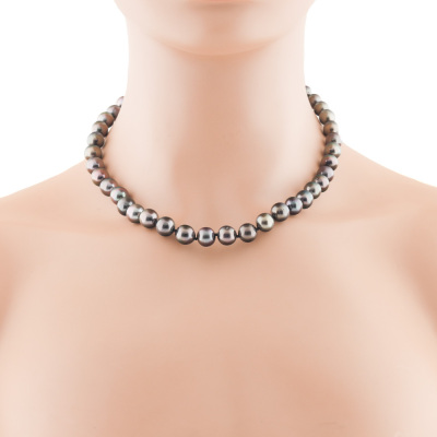 10mm - 8.6mm Tahitian Pearl Necklace