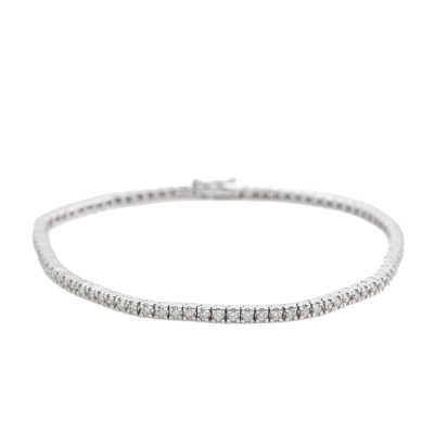 1.23ct Round Diamond Tennis Bracelet