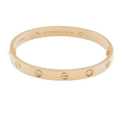 Cartier Love bracelet, 4 Diamonds